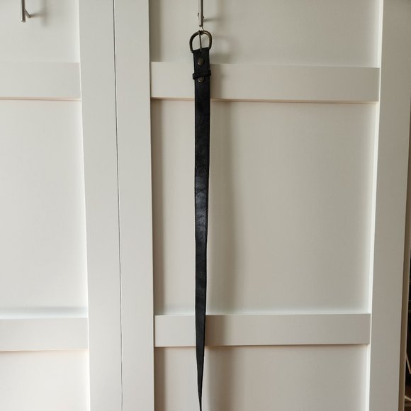 Levis black leather belt size 38 - Picture 2 of 3